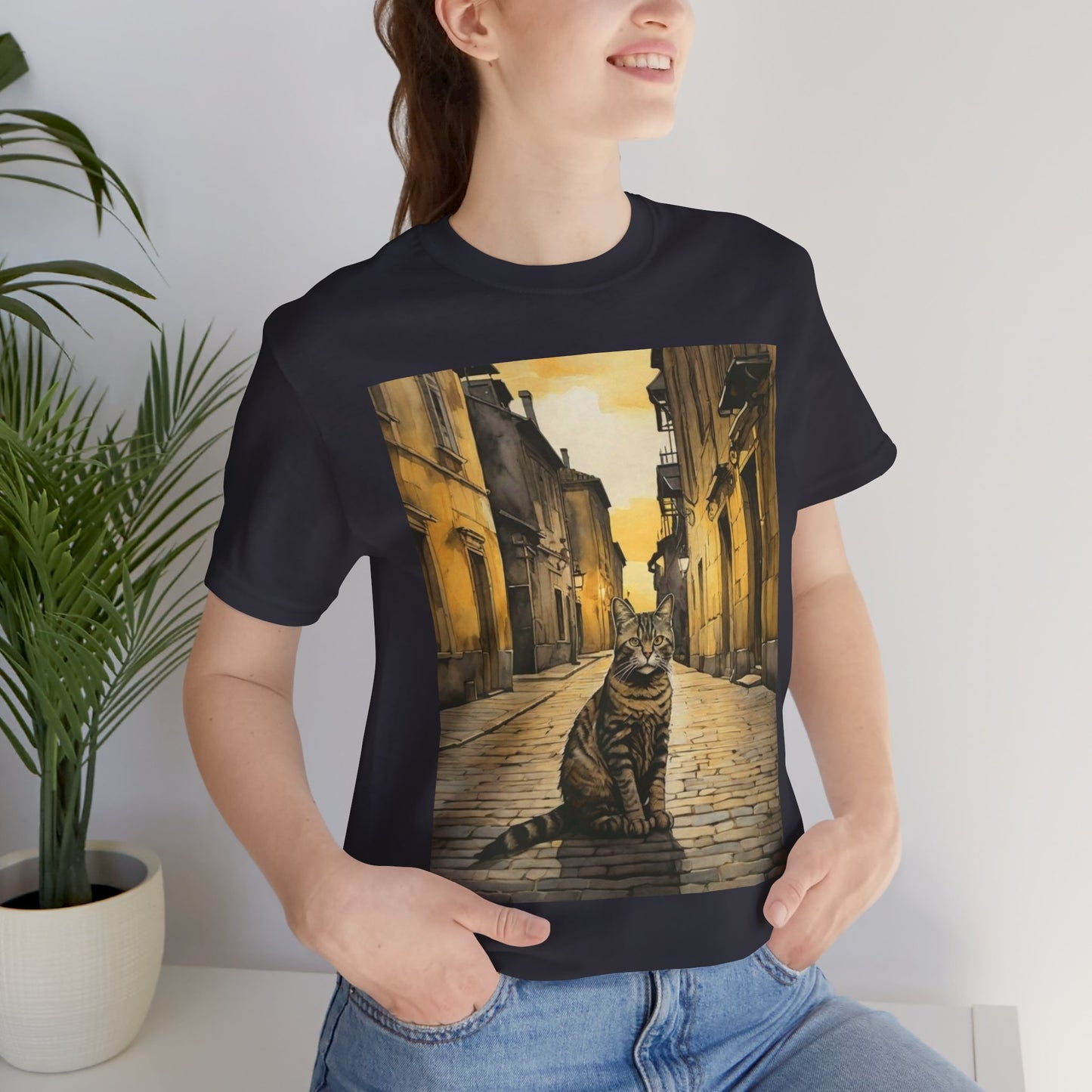 Cat Unisex Short Sleeve T-Shirt