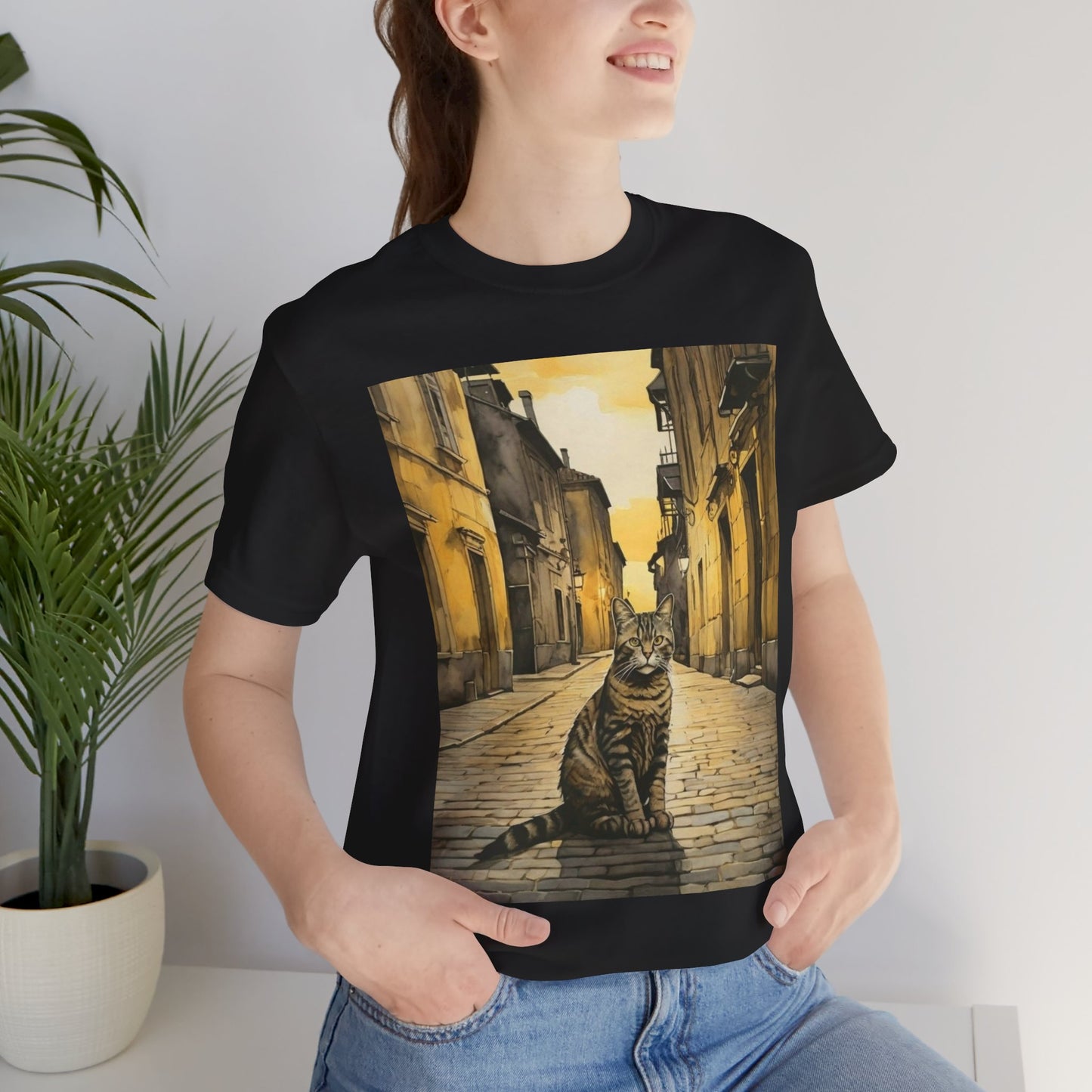 Cat Unisex Short Sleeve T-Shirt