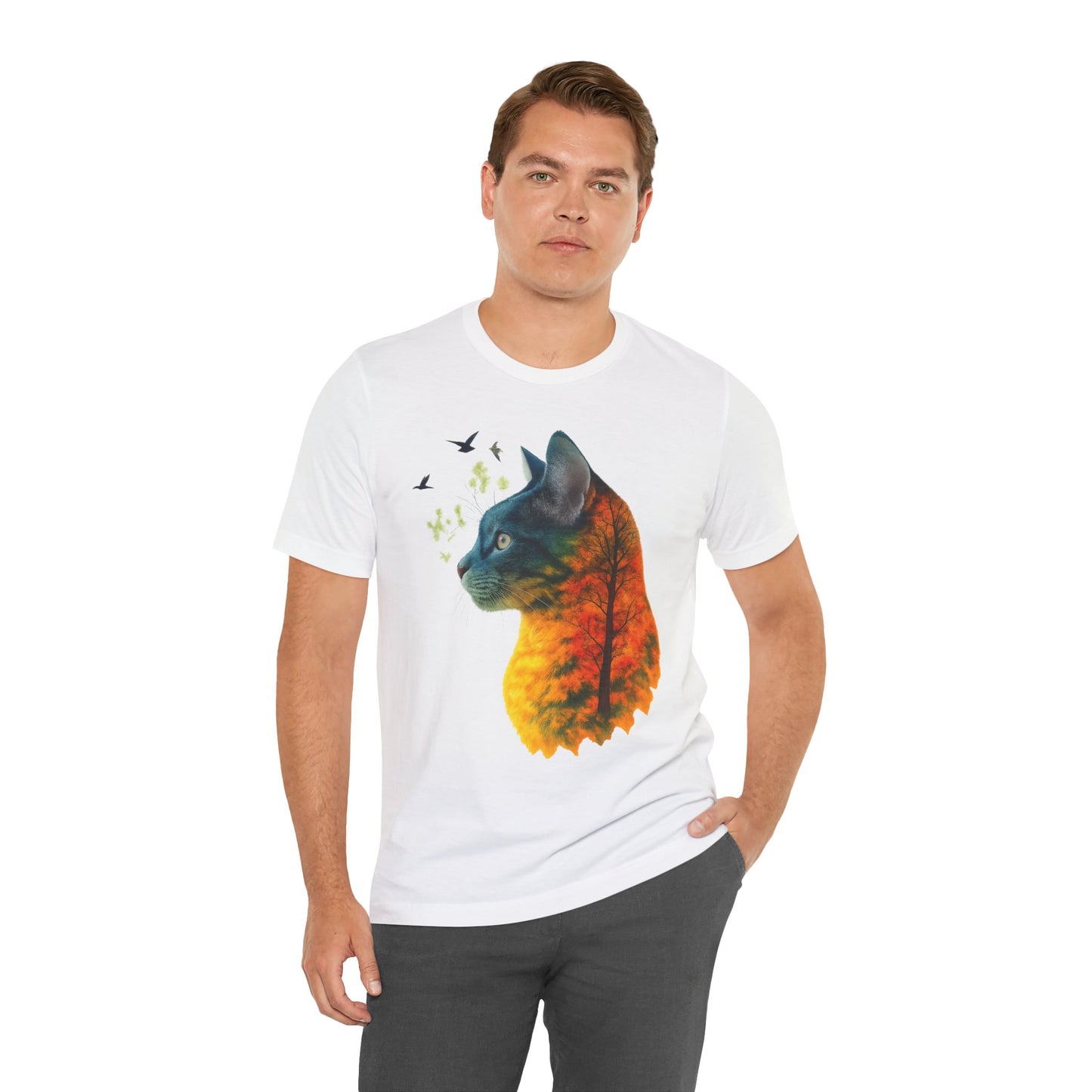 Cat Unisex Short Sleeve T-Shirt