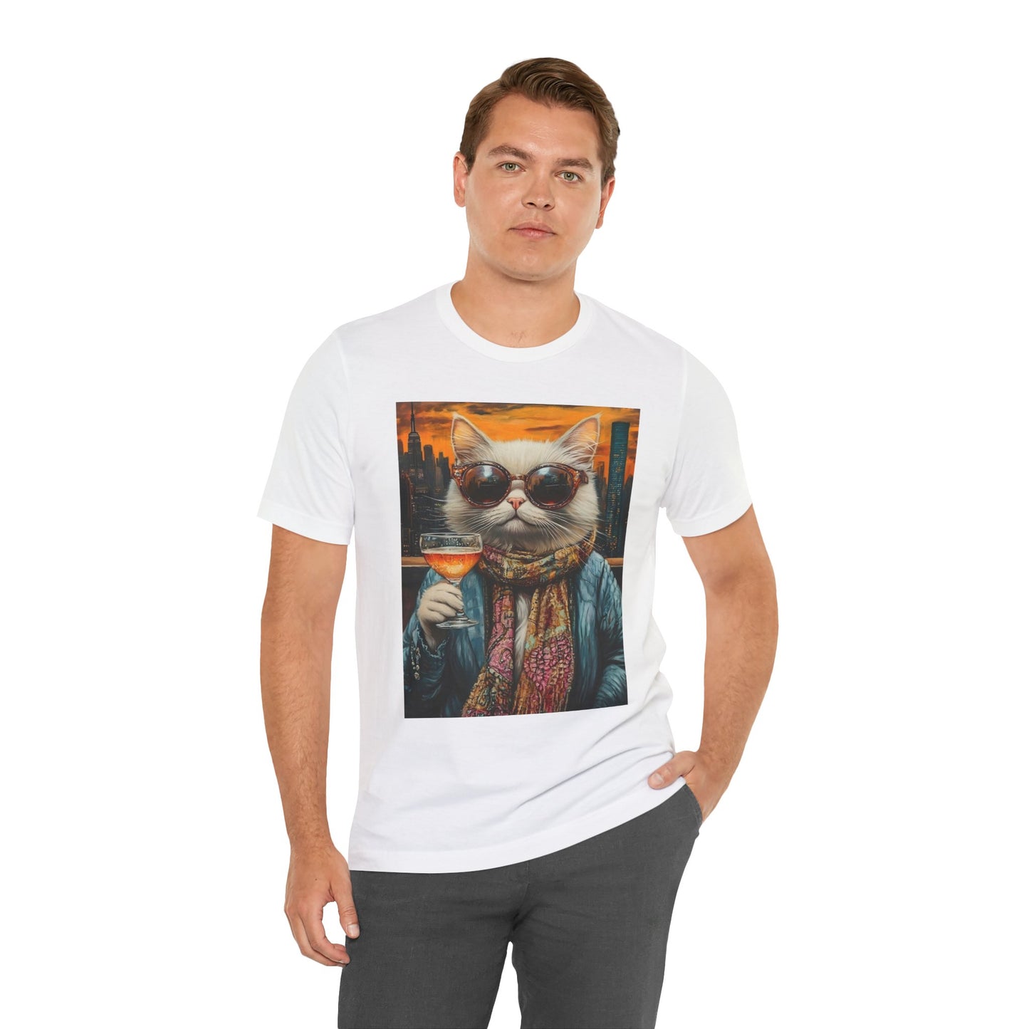 Cat Unisex Short Sleeve T-Shirt