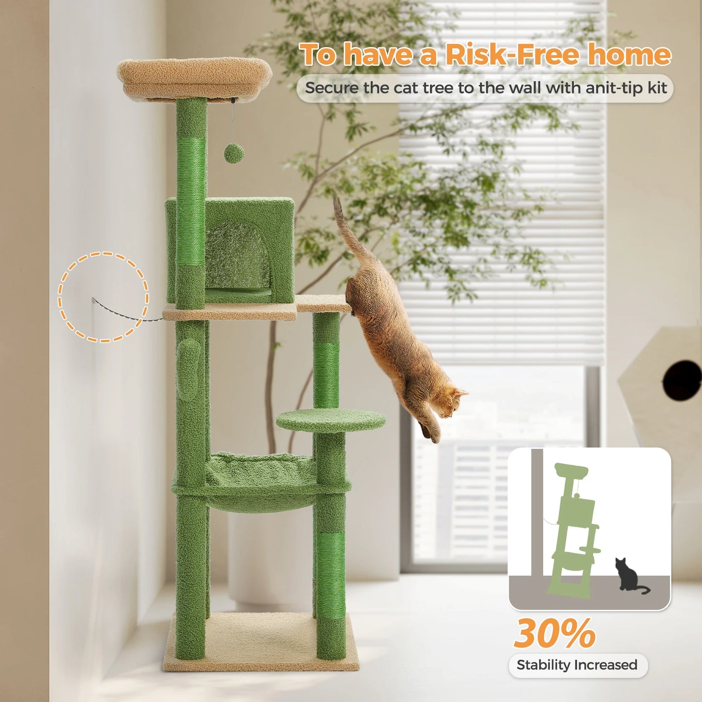 Cactus Cat Tree Tower