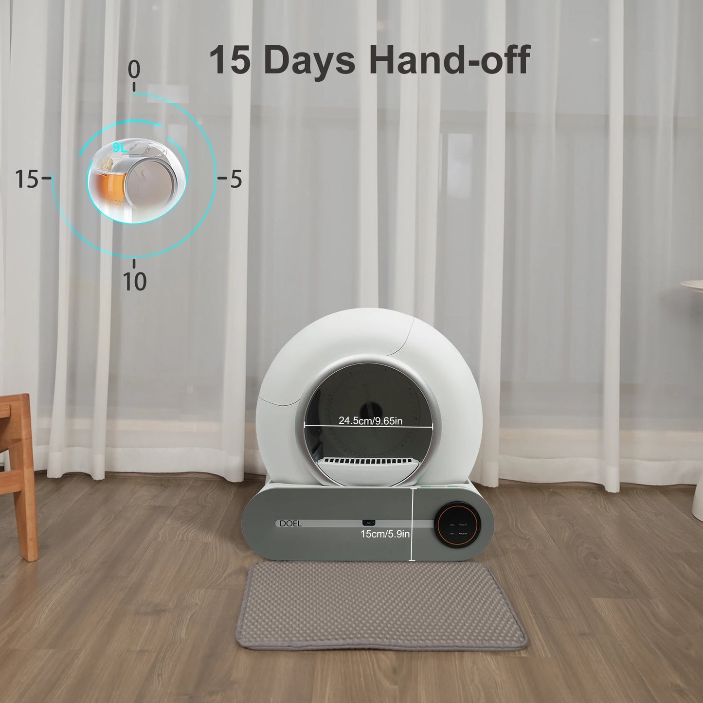 Automatic Self Cleaning Cat Litter Box