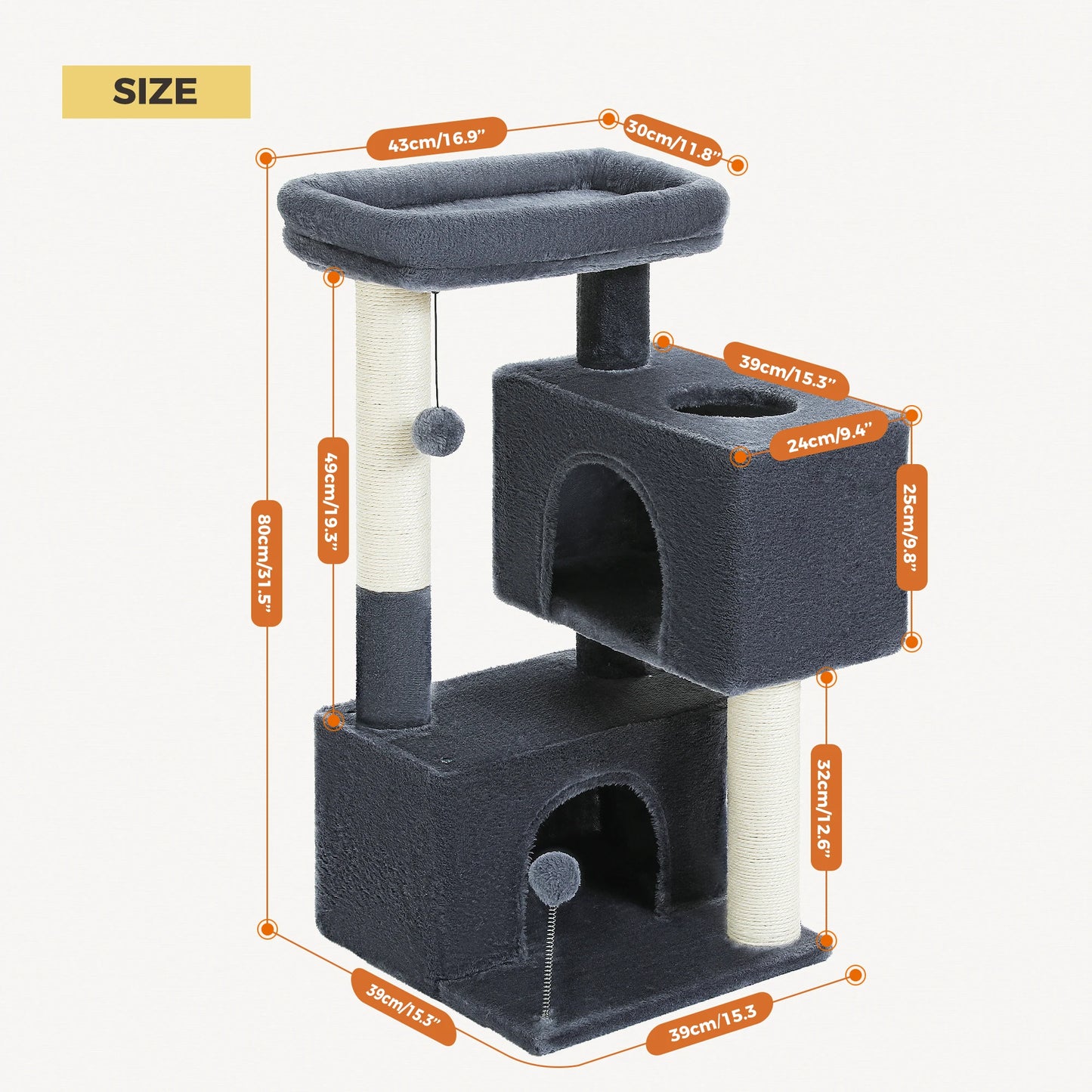Cat Tree for Indoor Cats