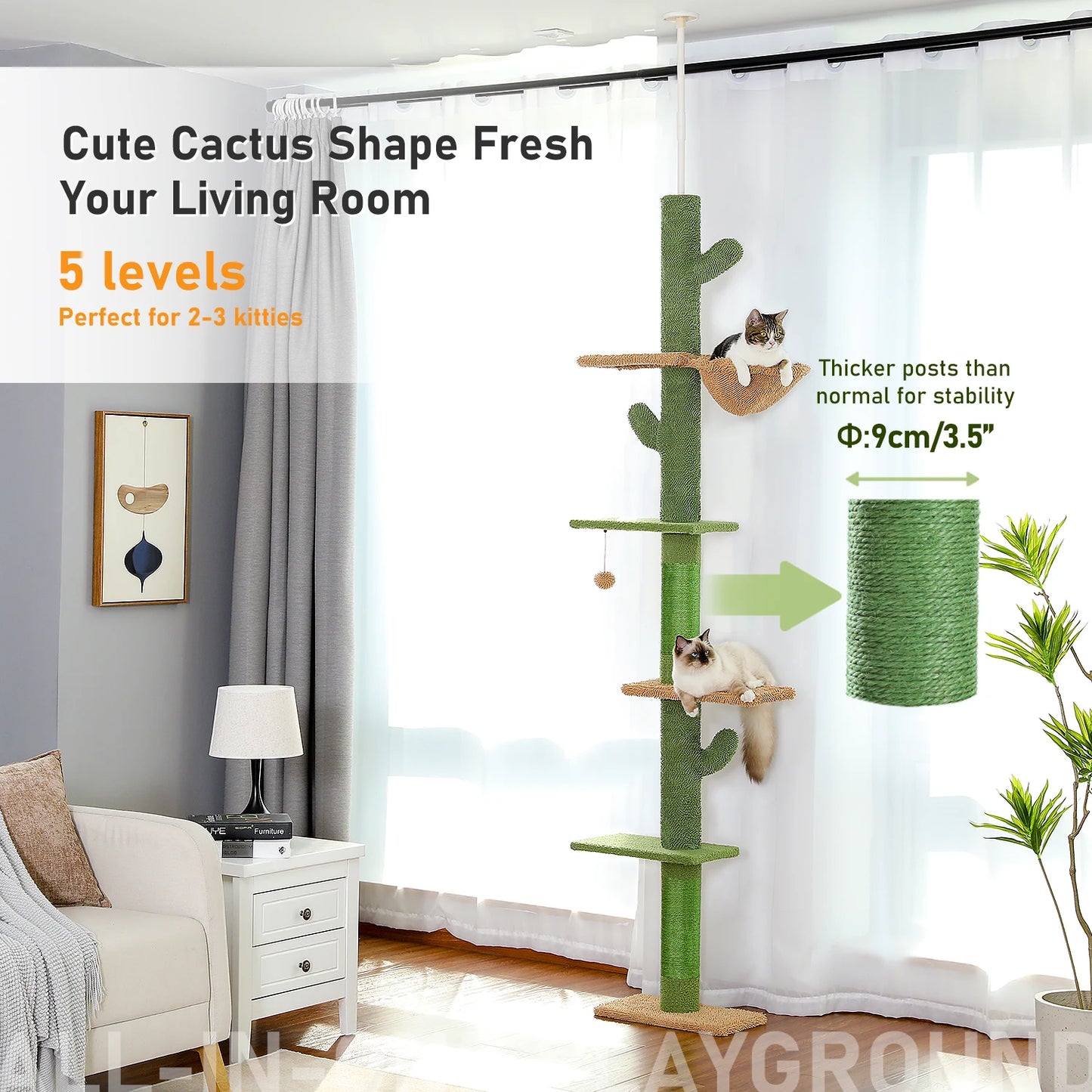 Cat Tree Tower Cactus