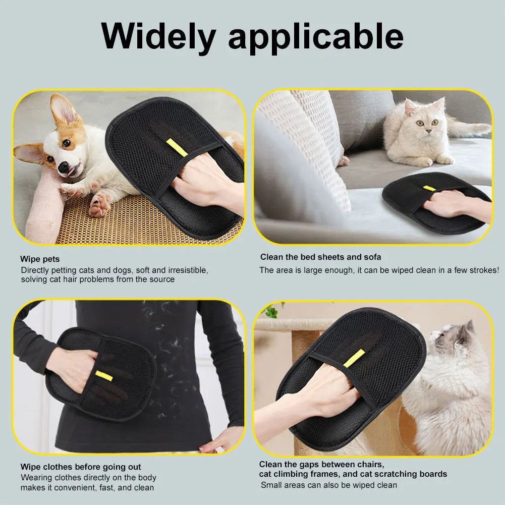 Pet hair remover glove for Dog Cat