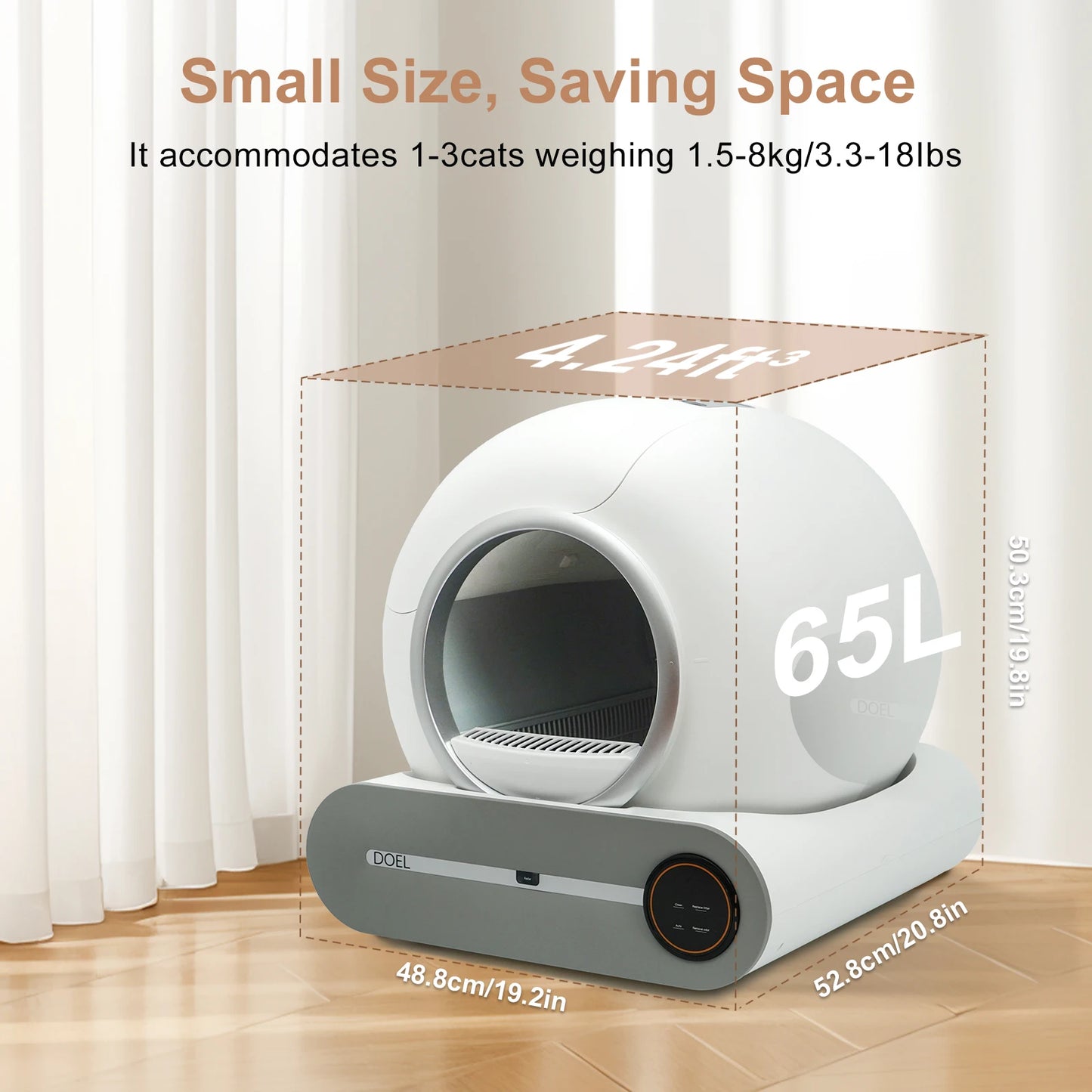 Automatic Self Cleaning Cat Litter Box