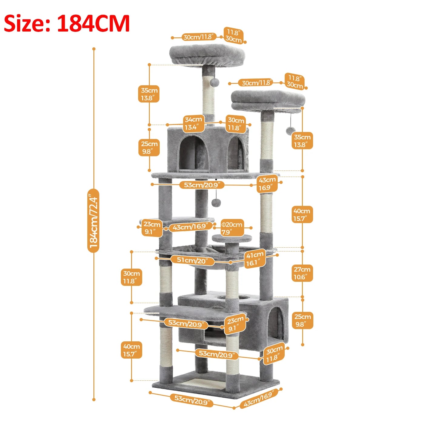 Large Cat Tree and Tower