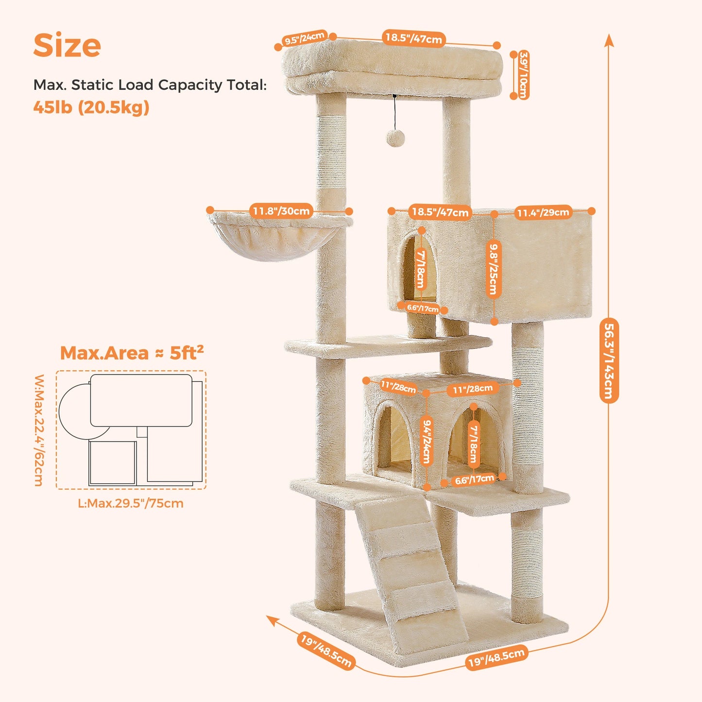 Cat Tree with Scratching Posts
