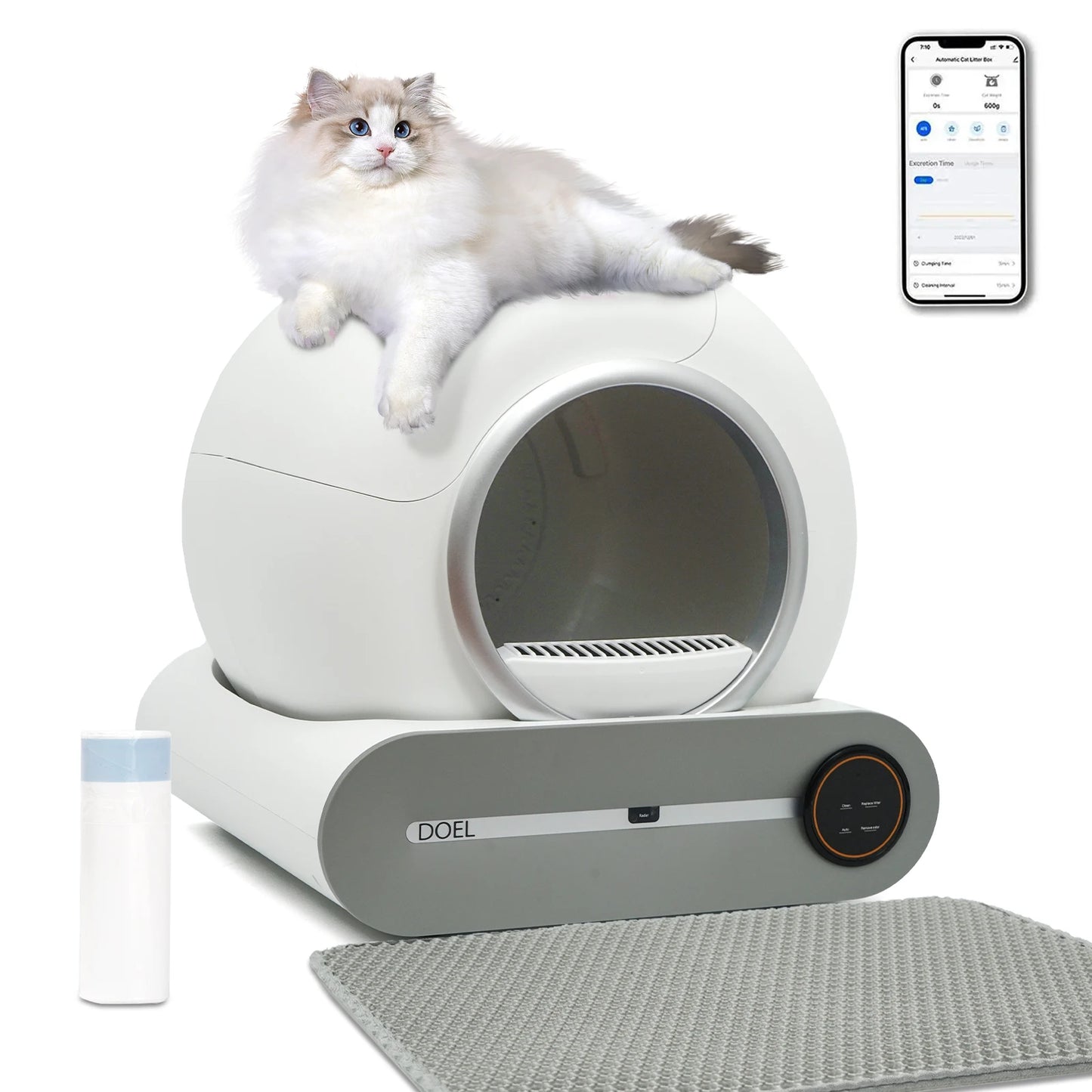 Automatic Self Cleaning Cat Litter Box