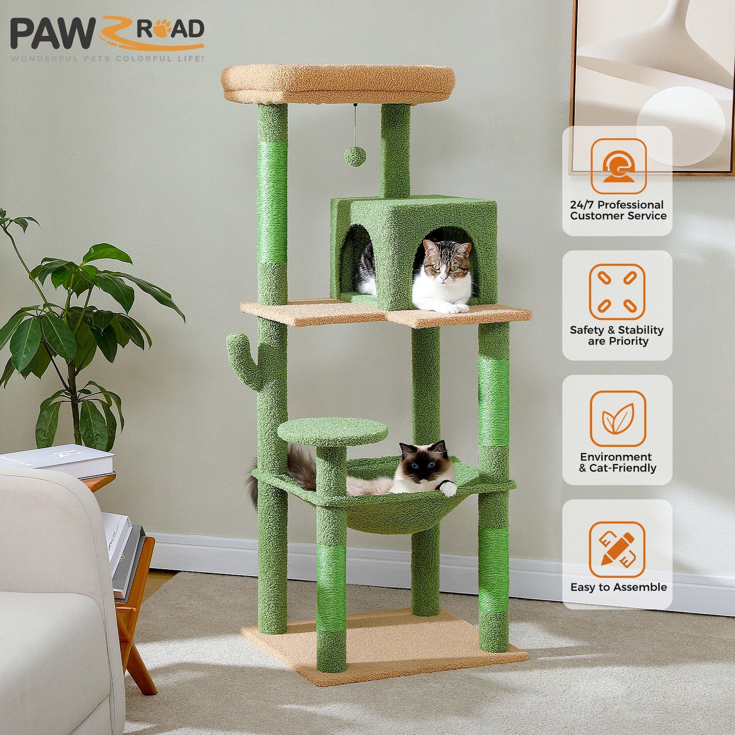 Cactus Cat Tree Tower