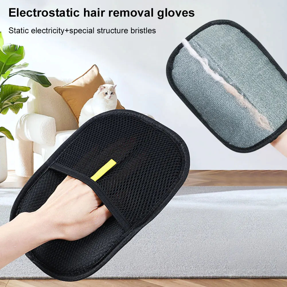 Pet hair remover glove for Dog Cat