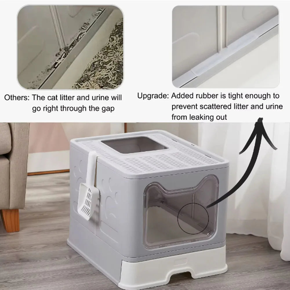 Convenient Foldable Litter Box