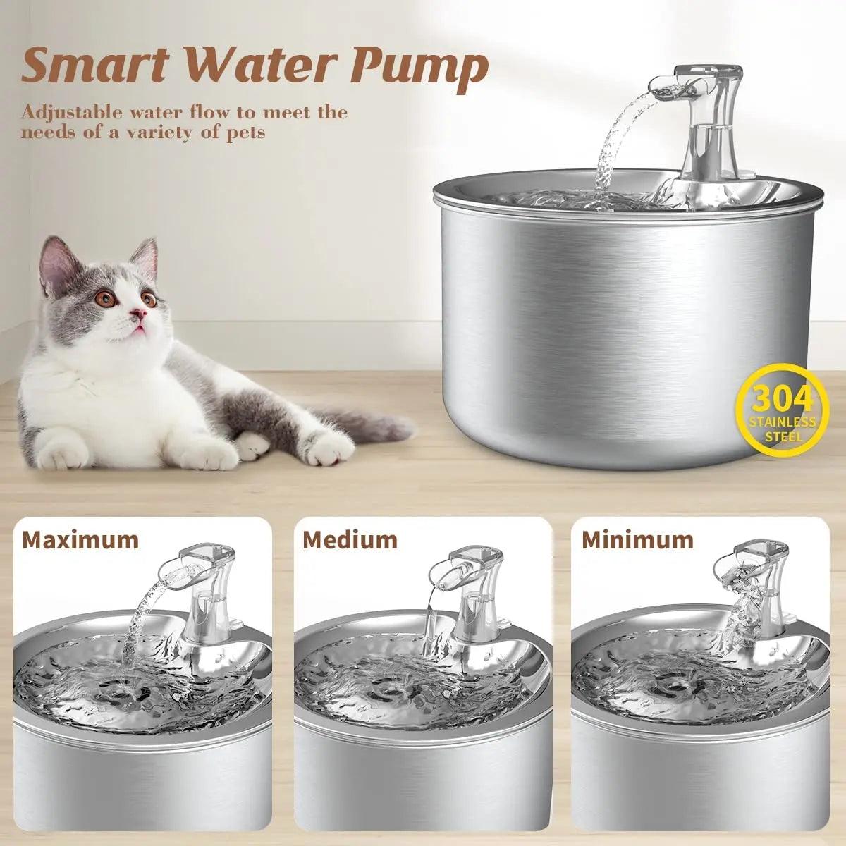 Automatic water fountain