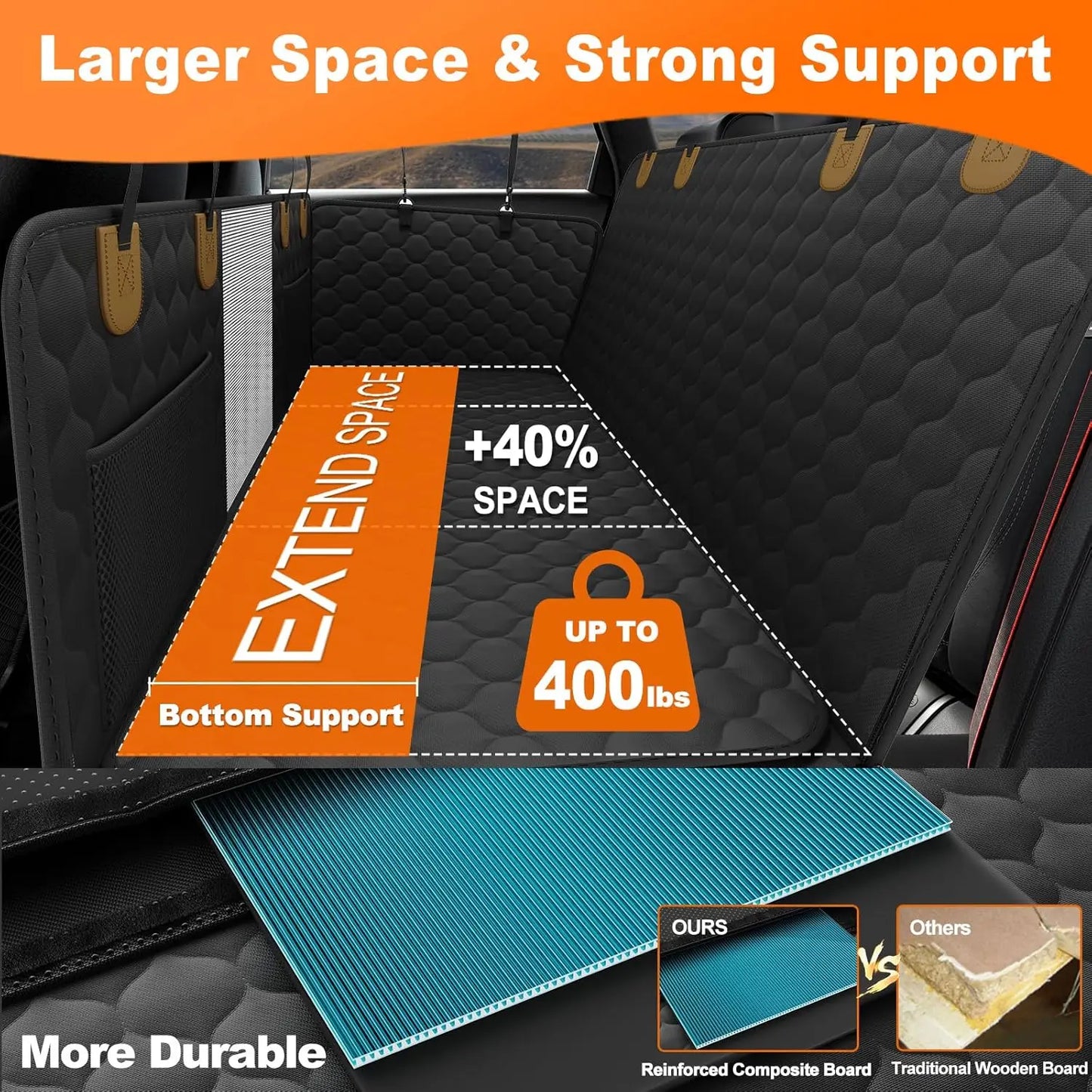 Waterproof Mat Car Rear Back Seat Protector