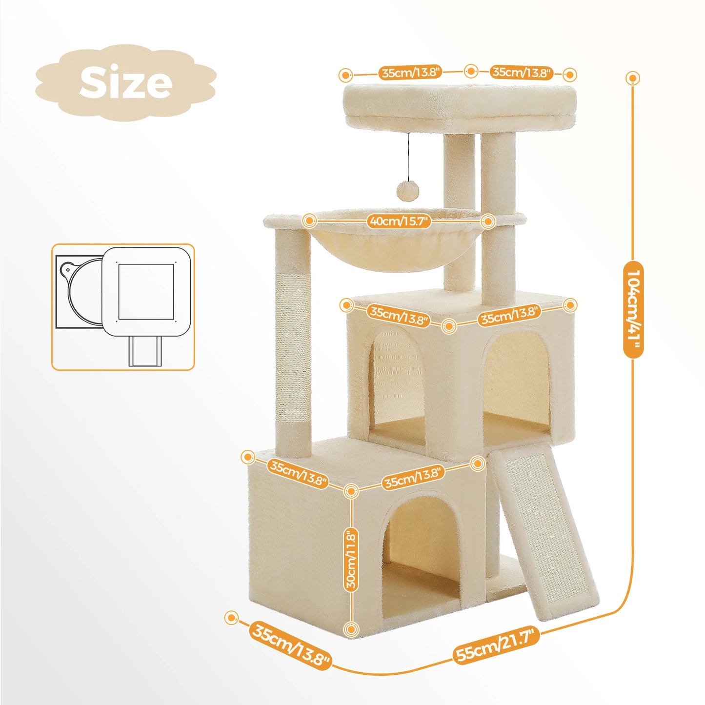 Cat Tree for Indoor Cats