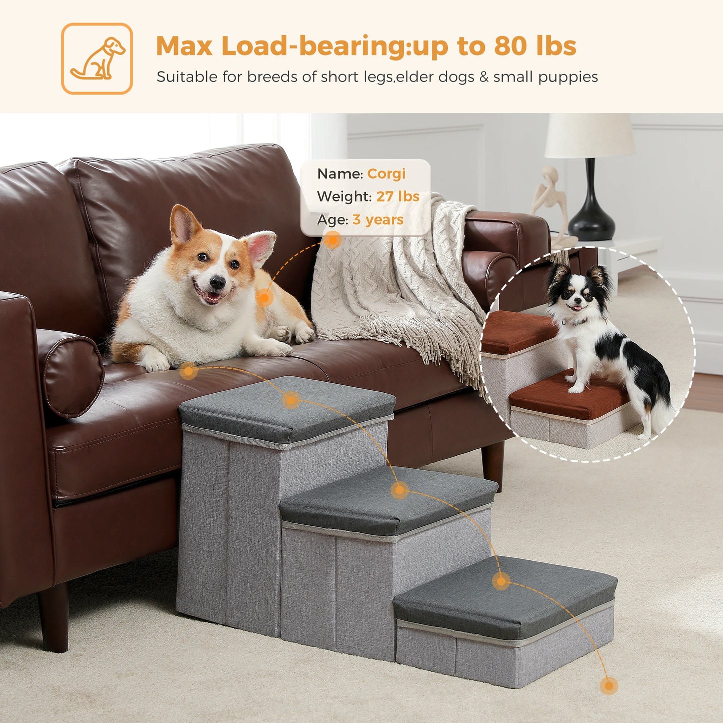 Dog Stairs Foldable
