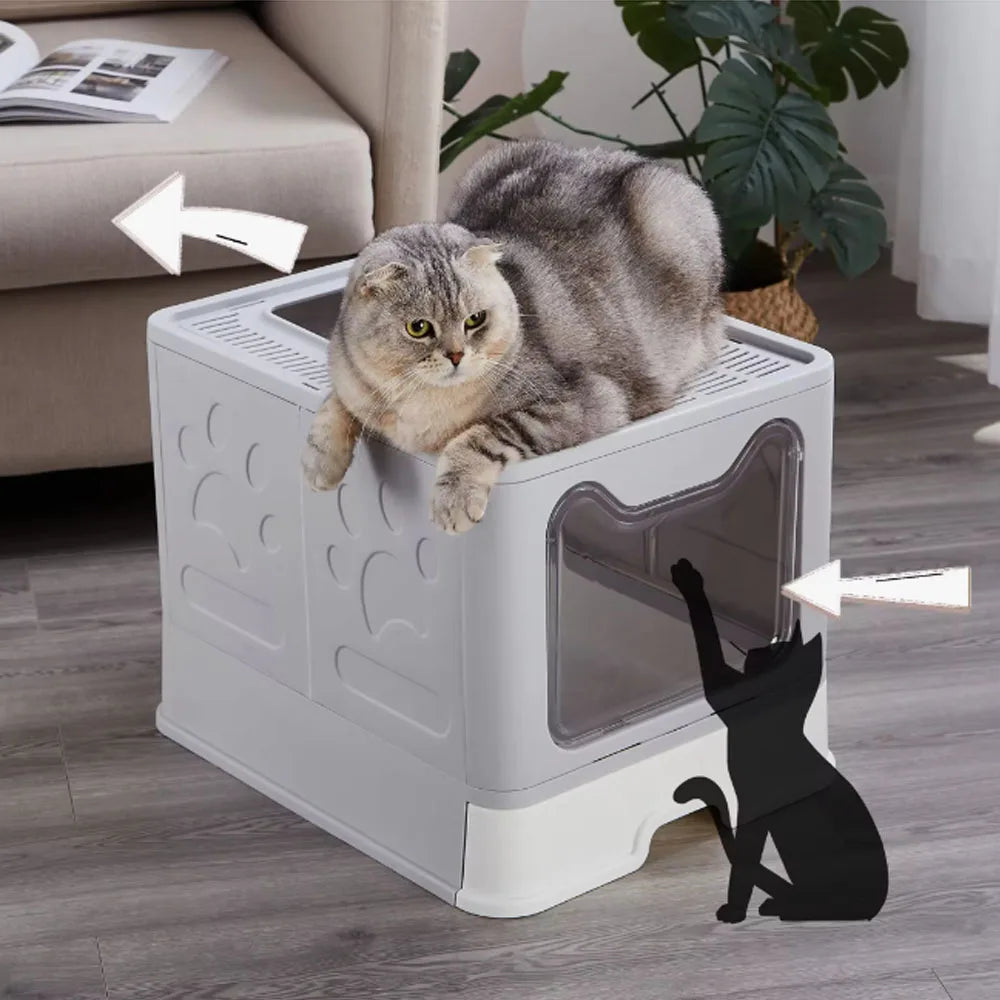 Convenient Foldable Litter Box