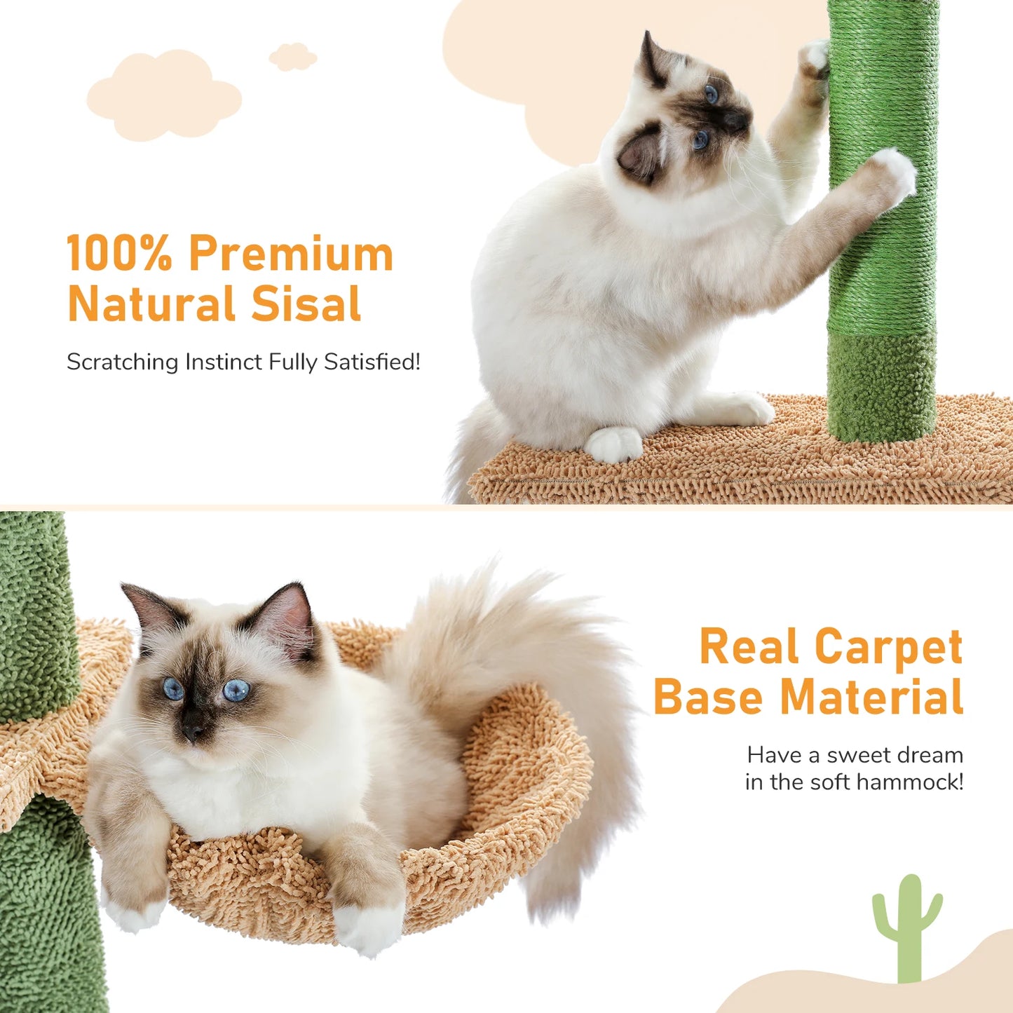 Cat Tree Tower Cactus