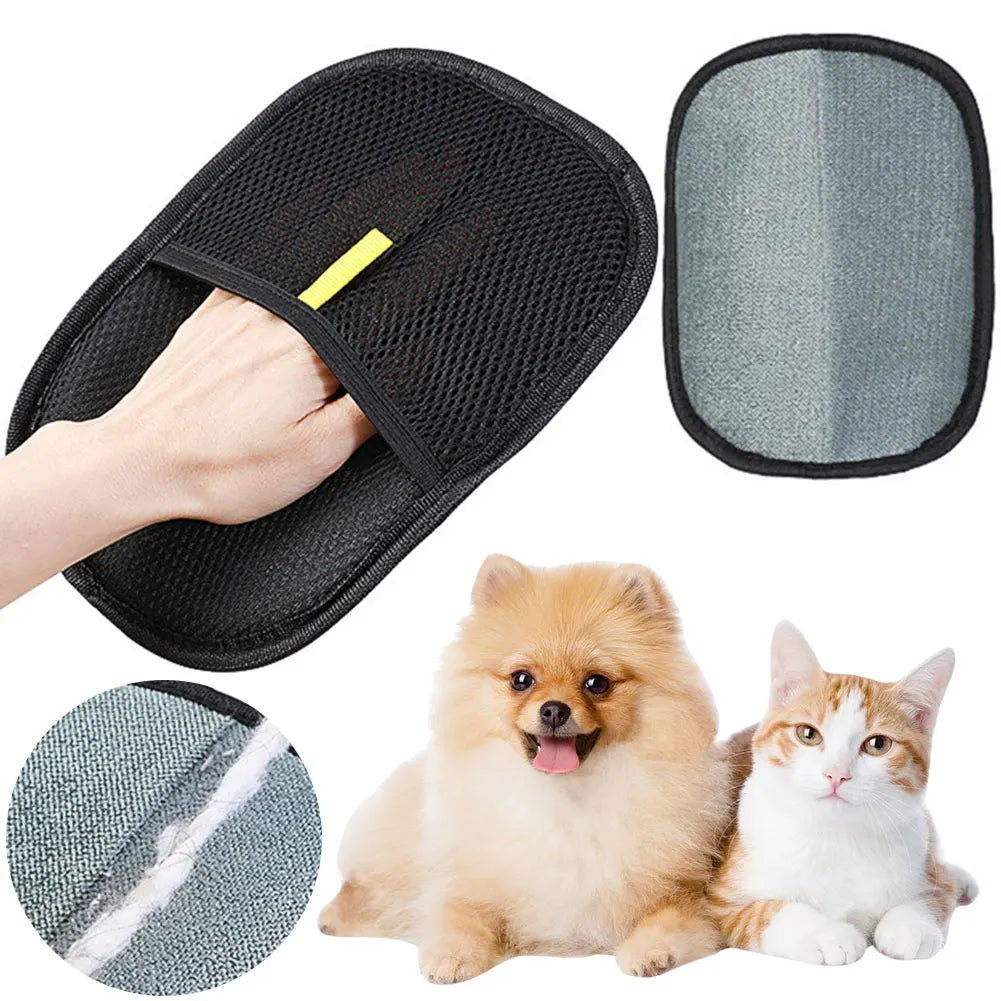 Pet hair remover glove for Dog Cat