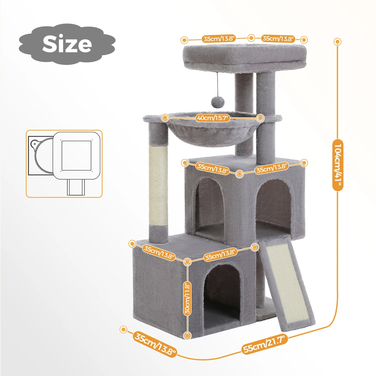 Cat Tree for Indoor Cats
