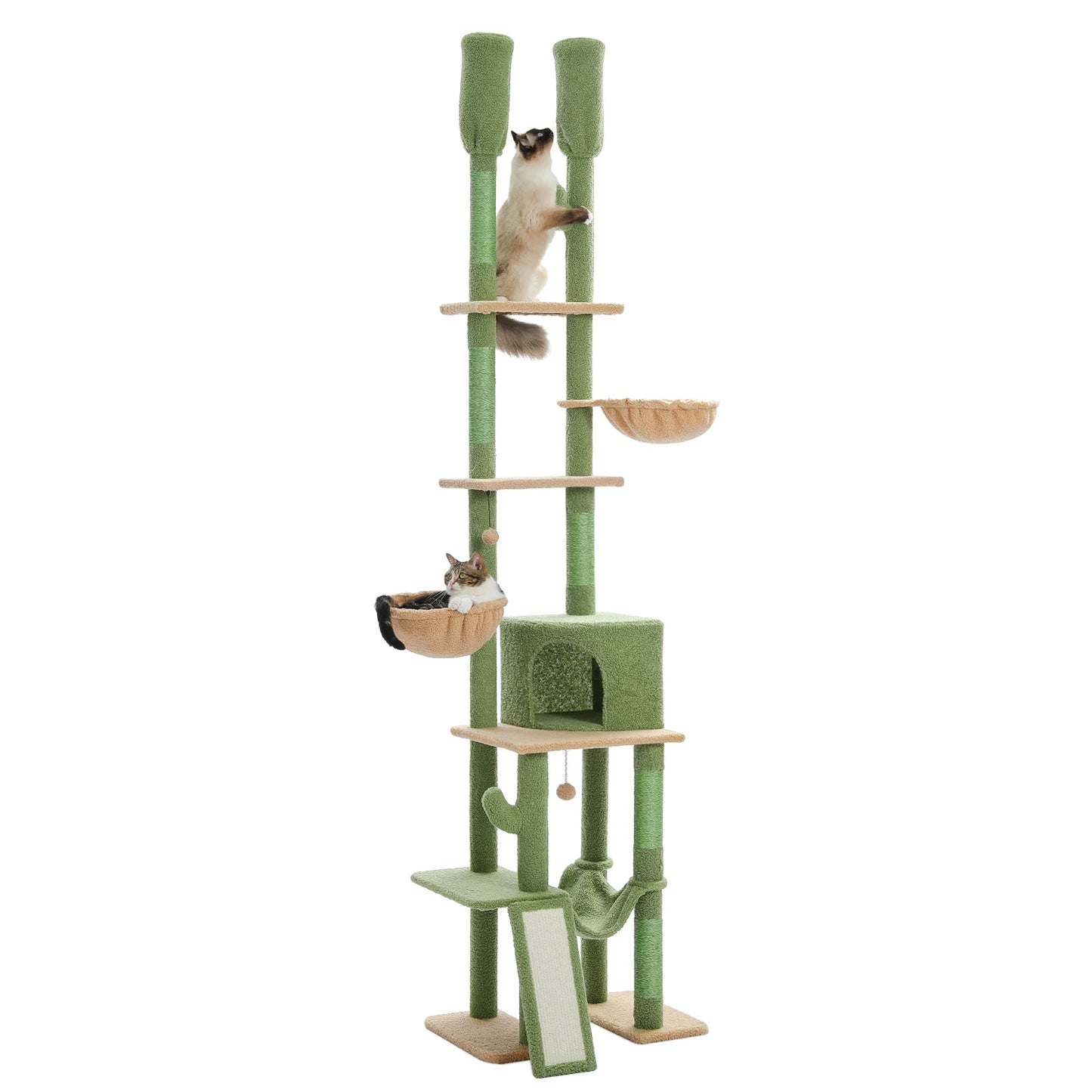 Cactus Cat Tree Floor to Ceiling