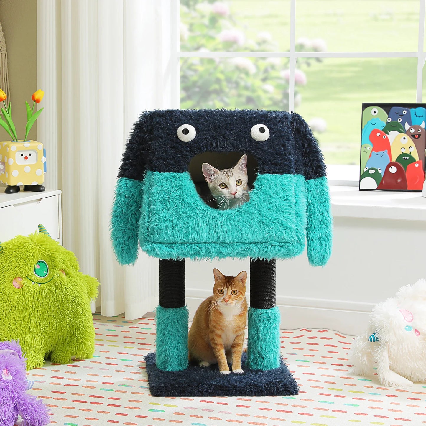 Monster Cat Tree Tower