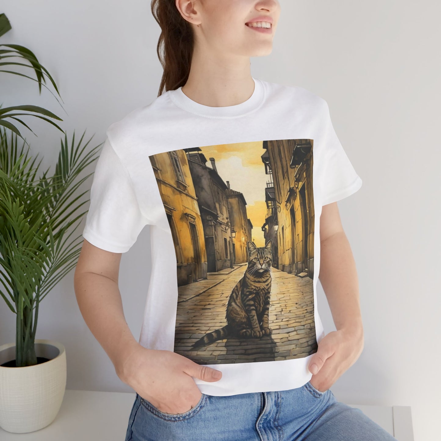 Cat Unisex Short Sleeve T-Shirt