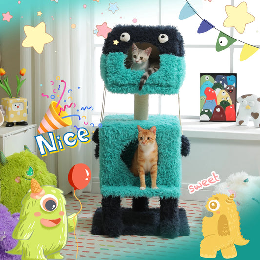 Monster Cat Tree 2 Towers