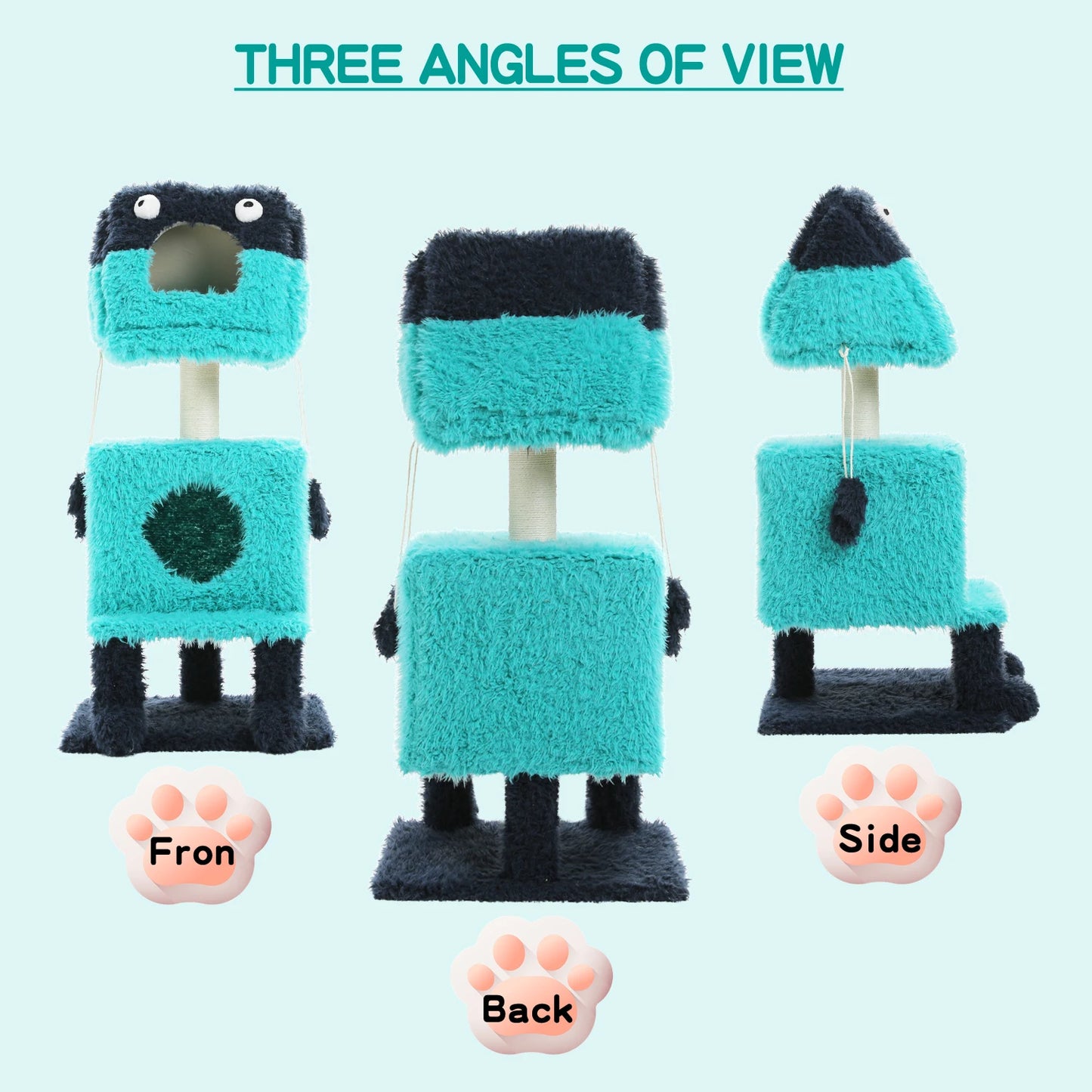 Monster Cat Tree 2 Towers