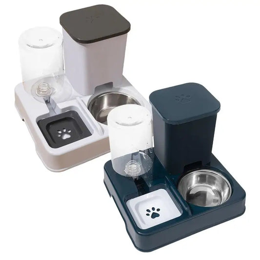 Automatic Feeder Water Dispenser Set 2 In 1