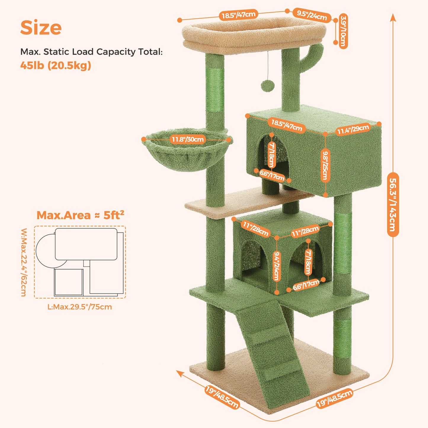 Cat Tree with Scratching Posts