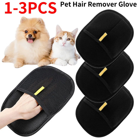 Pet hair remover glove for Dog Cat