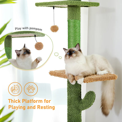 Cat Tree Tower Cactus