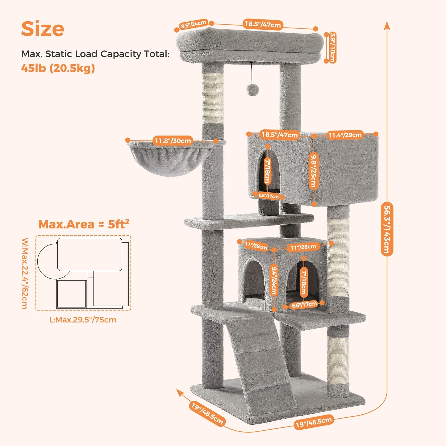 Cat Tree with Scratching Posts