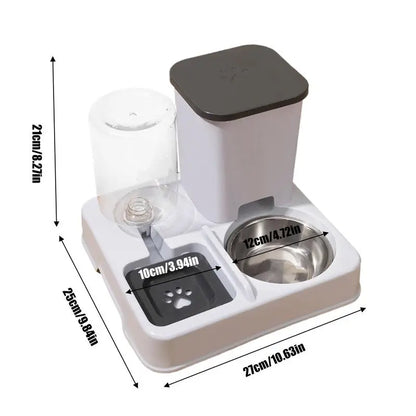 Automatic Feeder Water Dispenser Set 2 In 1