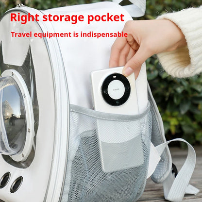 Space Capsule Pet Backpack 360° View/Breathable