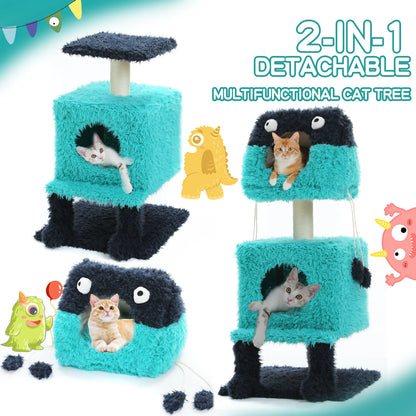 Monster Cat Tree 2 Towers