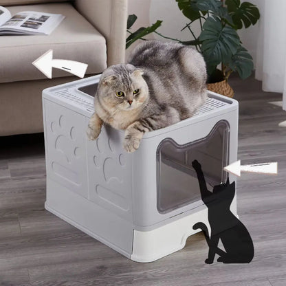 Convenient Foldable Litter Box