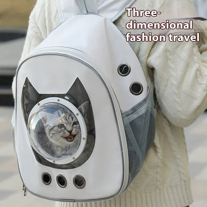 Space Capsule Pet Backpack 360° View/Breathable
