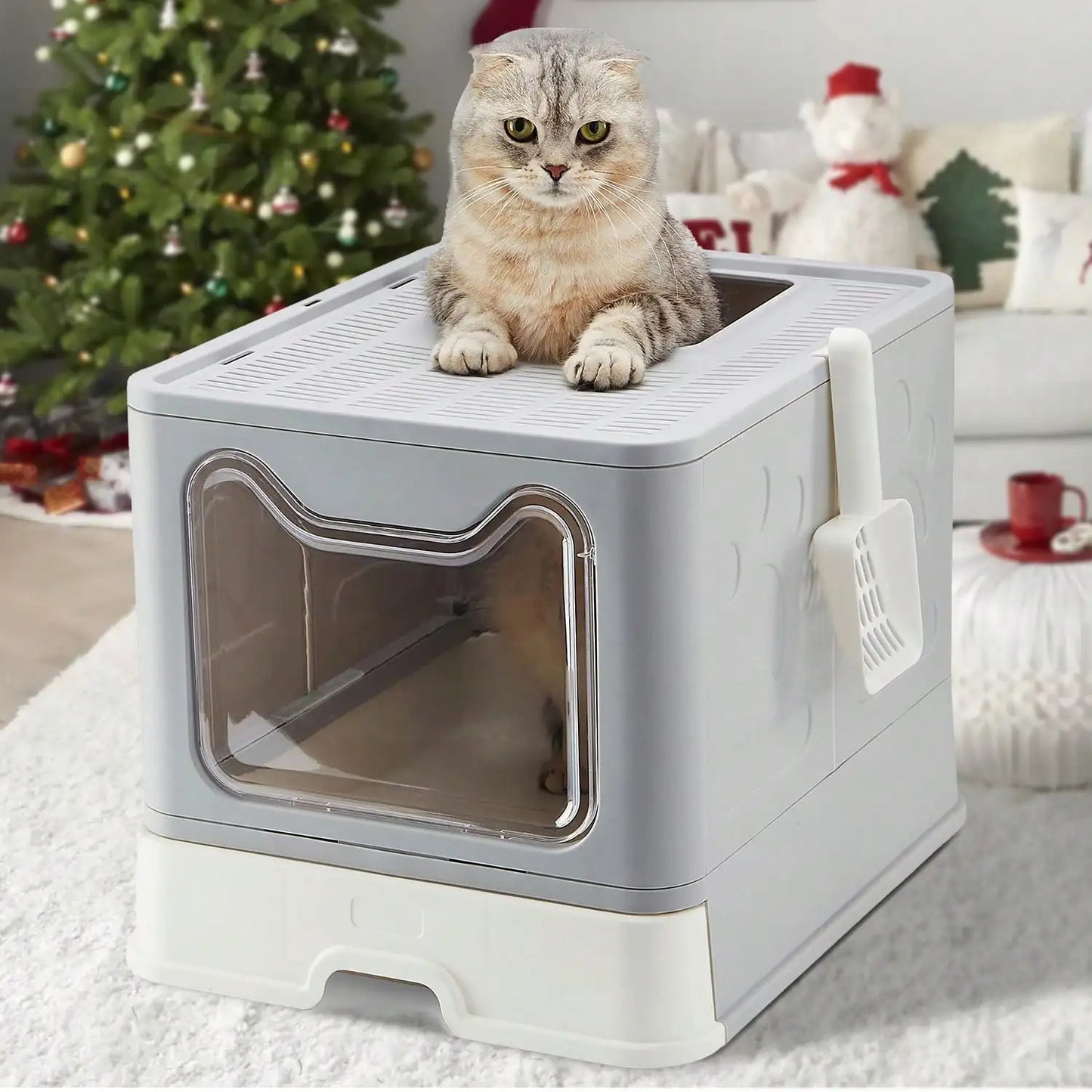 Convenient Foldable Litter Box