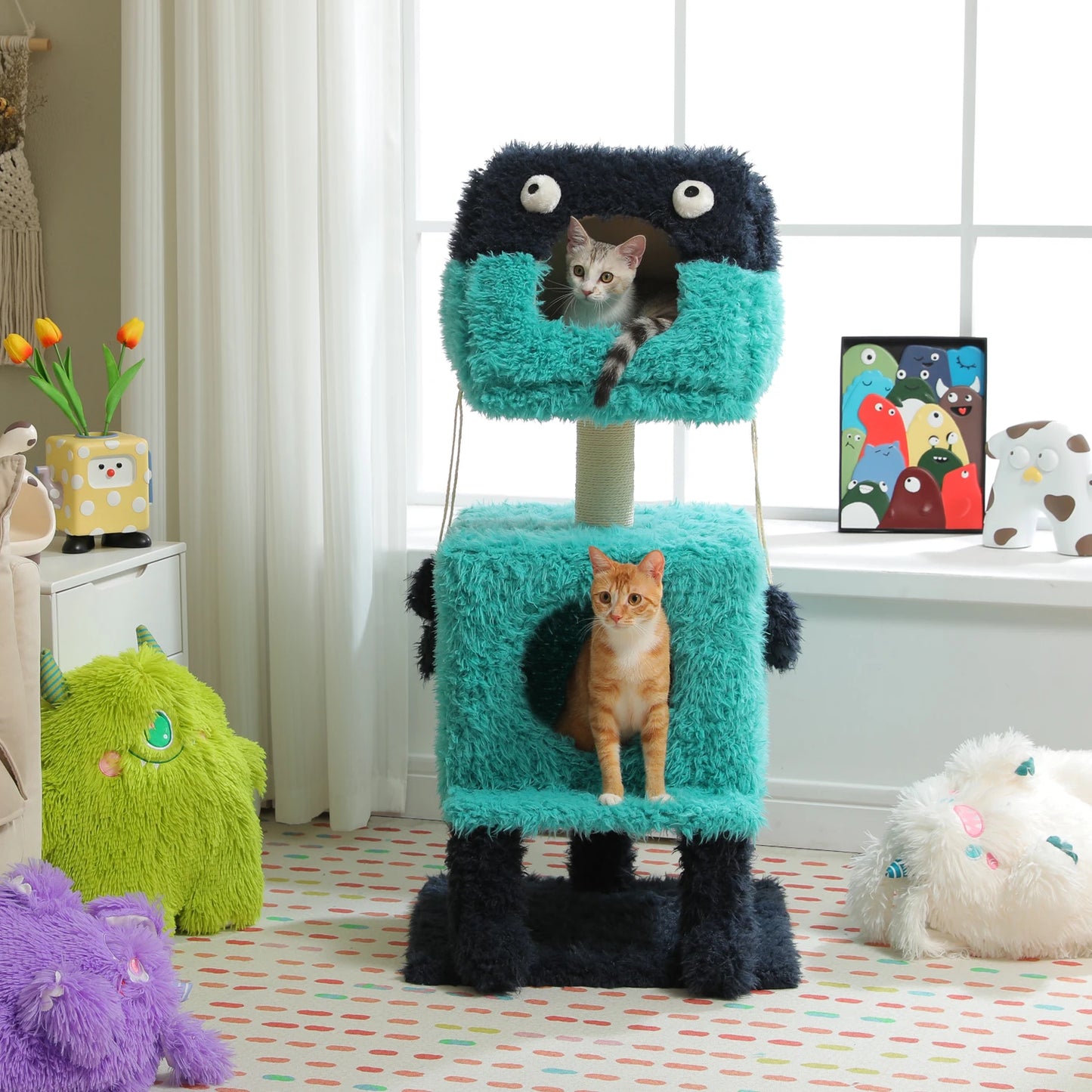 Monster Cat Tree 2 Towers